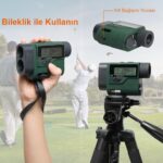 KOBB KBL1000 1Km Profesyonel Optik Dürbünlü Golf Lazer Metre + Hız Tespit Cihazı - Görsel 10