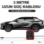 KOBB KB200 12Volt 150 PSI Ayarlanabilir Dijital Basınç Göstergeli Hava Lastik Şişirme Pompası - Görsel 10