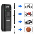 KOBB KB411 Şarjlı Li-ion 150 PSI Taşınabilir Dijital Basınç Göstergeli Led Aydınlatmalı Akıllı Lastik Şişirme Pompası - Görsel 2