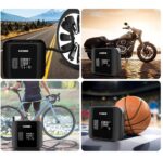 KOBB KB420 12Volt/Şarjlı 150PSI Taşınabilir Dijital Basınç Göstergeli Led Aydınlatmalı Lastik Şişirme Pompası - Görsel 2