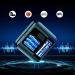 KOBB KB420 12Volt/Şarjlı 150PSI Taşınabilir Dijital Basınç Göstergeli Led Aydınlatmalı Lastik Şişirme Pompası - Görsel 5