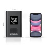 KOBB KB425 12V/Şarjlı Li-ion 150 PSI Dijital Göstergeli Akıllı Lastik Şişirme Pompası+ Powerbank + SOS + Led - Görsel 5