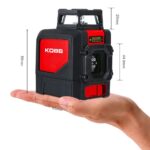 KOBB KBL30G 25 Metre Profesyonel Yatay 360° ve Dikey Otomatik Hizalamalı Yeşil Çapraz Çizgi Lazer Distomat - Görsel 9