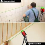 KOBB KBL30GTP 25 Metre Profesyonel Yatay 360° ve Dikey Otomatik Hizalamalı Yeşil Çapraz Çizgi Lazer Distomat + Tripod - Görsel 5