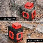 KOBB KBL33GTP 40 Metre Profesyonel Li-ion Şarjlı 2x90⁰/360⁰ Otomatik Hizalamalı Yeşil Çapraz Çizgi Lazer Distomat + Tripod - Görsel 9