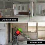 KOBB KBL34GTP 40 Metre Profesyonel Li-ion Şarjlı 3X360⁰ Otomatik Hizalamalı Yeşil Çapraz Çizgi Lazer Distomat + Tripod - Görsel 5