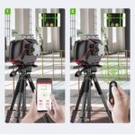 KOBB KBL36GTP Profesyonel Li-ion Şarjlı 4X360⁰ LCD Ekran Otomatik Hizalamalı Yeşil Çapraz Çizgi Lazer Distomat + Uzaktan Kumanda + Tripod + Taşıma Çantası - Görsel 7