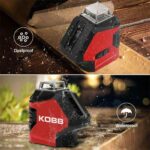 KOBB KBL88GTP 25M Profesyonel Yatay 360° ve Dikey Otomatik Hizalamalı Nokta Şakül ve Yeşil Çapraz Çizgi Lazer - Görsel 10