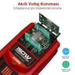 KOBB KBN150 12V/220V 150Watt Modifiye Sinüs Dönüştürücü İnvertör - Görsel 6