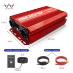 KOBB KBN1500 12V/220V 1500Watt Tam Sinüs Dönüştürücü İnvertör - Görsel 2