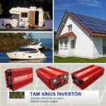 KOBB KBN3000 12V/220V 3000Watt Tam Sinüs Dönüştürücü İnvertör - Görsel 10