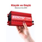 KOBB KBN400 12V/220V 400Watt Tam Sinüs Dönüştürücü İnvertör - Görsel 4