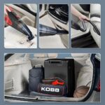 KOBB KBV12 12Volt/120Watt Araç Süpürgesi + 5 Parça Aksesuar Seti + Taşıma Çantası - Görsel 10