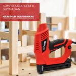 KOBB KBZ90 15-25mm Zımba ve 15-32mm Profesyonel Çivi Çakma Makinesi + 3000 adet Yedek Zımba ve Çivi - Görsel 9