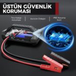 Lokithor JA2500 12V 2500Amp LiFePO4 Akıllı Akü Takviye + Pompa + Powerbank + Led Lamba - Görsel 8