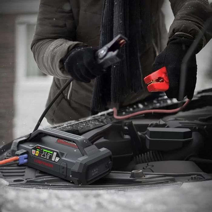 LOKITHOR JA300 12V 1500Amp Li-Polimer Akıllı Akü Takviye + Pompa + Powerbank + Led Lamba - Görsel 2