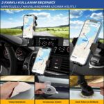 Michelin MC33368 Wireless Telefon Şarj Cihazı ve Dokunmatik Akıllı Telefon Tutucu - Görsel 2