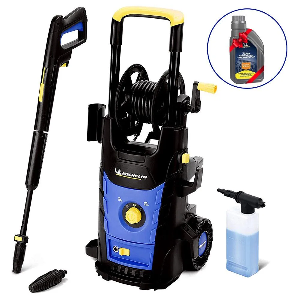 Michelin MPX19EHDS 1900Watt 140Bar Çift Hızlı Profesyonel Basınçlı Yıkama - Görsel 1