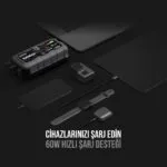 NOCO GBX45 12V 1250Amp Ultrasafe Lityum Akü Takviye + Powerbank + Led Lamba - Görsel 4