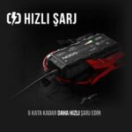 NOCO GBX75 12V 2500Amp Ultrasafe Lityum Akü Takviye + Powerbank + Led Lamba - Görsel 3