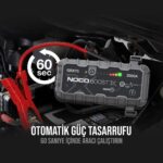 NOCO GBX75 12V 2500Amp Ultrasafe Lityum Akü Takviye + Powerbank + Led Lamba - Görsel 6