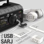 NOCO Genius GB500 12V/24V 6250Amp Ultrasafe Lityum Akü Takviye + Powerbank + Led Lamba - Görsel 5