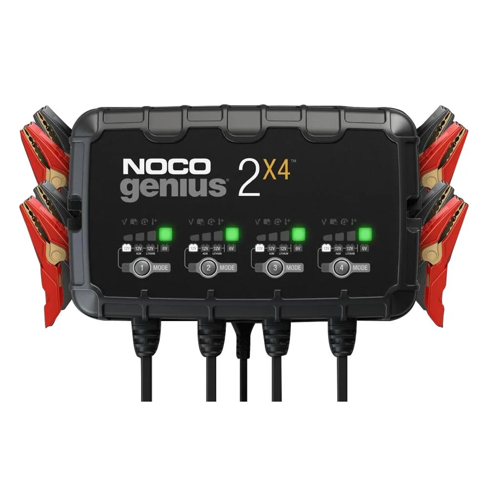 NOCO GENIUS2X4 6V/12V 40A Çoklu/4’Lü Akıllı Akü Şarj ve Akü Bakım/Desülfatör - Görsel 1