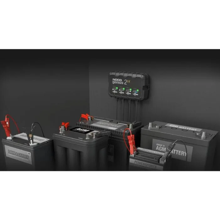 NOCO GENIUS2X4 6V/12V 40A Çoklu/4’Lü Akıllı Akü Şarj ve Akü Bakım/Desülfatör - Görsel 3