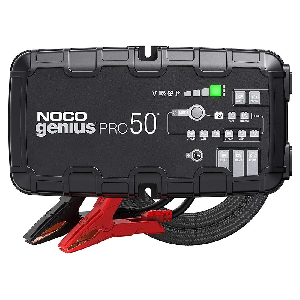 NOCO GENIUSPRO50 6V/12V/24V 1000A Akıllı Akü Şarj ve Akü Bakım/Desülfatör/Power Supply - Görsel 1