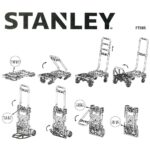 Stanley FT585 70/137Kg Çok Fonksiyonlu Katlanır El Arabası - Görsel 9