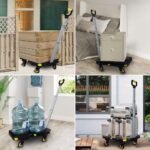 STANLEY PC532 137kg 62x45cm Dört Tekerli Çekme Kollu Yük ve Paket Taşıma Arabası - Görsel 4