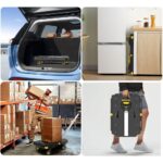 STANLEY PC532B 137kg 62x45cm Dört Tekerli Çekme Kollu Yük ve Paket Taşıma Arabası + FT505 Çok Amaçlı Taşıma Sepeti - Görsel 4