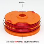 WORX WA0007 1.65mmX5Metre Çift Çıkışlı Duble Helix Spiral Burgulu Yedek Misina - Görsel 2