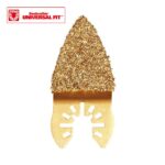 WORX WA4967 Çok Amaçlı Raspalama Makinası İçin 33x33mm Karbür Kaplama Harç, Boya, Yapıştırıcı Universal Parmak Zımpara Başlığı - Görsel 2