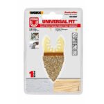 WORX WA4967 Çok Amaçlı Raspalama Makinası İçin 33x33mm Karbür Kaplama Harç, Boya, Yapıştırıcı Universal Parmak Zımpara Başlığı - Görsel 3