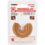 WORX WA4977 Çok Amaçlı Raspalama Makinası İçin 63mm 180˚ Beton, Fayans Derz Arası Universal Temizleme/Kesme Karbür Bıçağı - Görsel 5