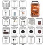 WORX WA7208 201 Parça Universal Gravür Hobi Aksesuar Seti - Görsel 3