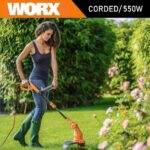 WORX WG119E 550Watt 30cm Elektrikli Teleskobik Saplı Misinalı Çim ve Kenar Kesme - Görsel 8