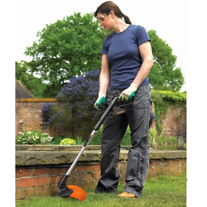 WORX WG157E.9 20Volt 25cm Profesyonel Misinalı Çim ve Kenar Kesme (Akü Dahil Değildir) - Görsel 7