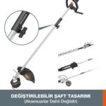 WORX WG186E.1 40Volt 4.0Ah. Li-ion 38cm Profesyonel Çok Fonksiyonlu Misinalı Çim Kesme + Tırpan - Görsel 5
