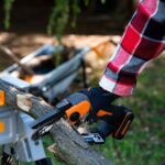 WORX WG324E 20Volt 2.0Ah Li-ion 12CM Profesyonel Şarjlı Zincirli Testere - Görsel 9