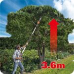 WORX WG349E 20Volt 2.0Ah Li-ion Tek Akülü 20CM Profesyonel Teleskobik Saplı Açı Ayarlı Zincirli Dal Budama - Görsel 10