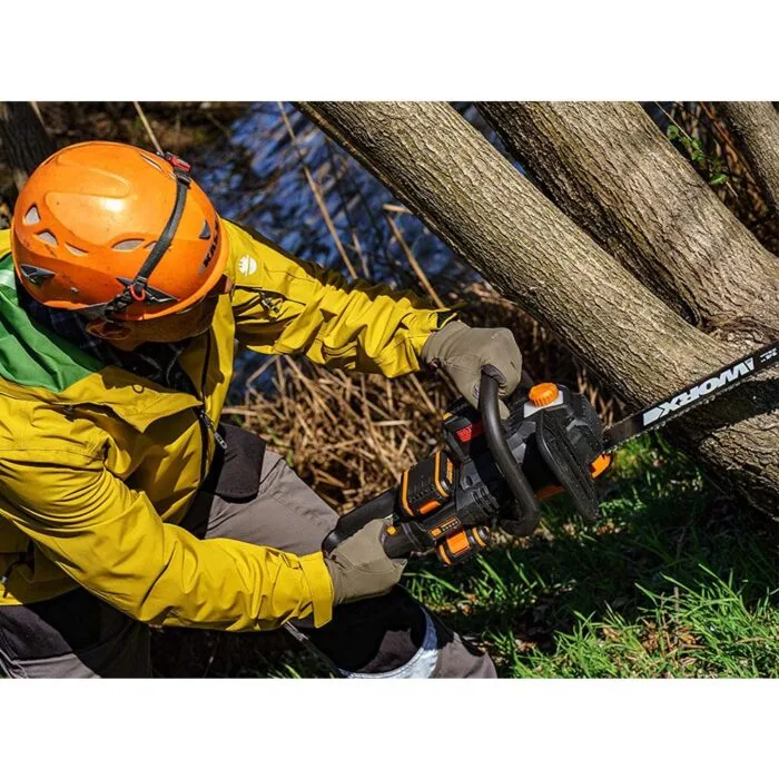 WORX WG385E 40Volt 4.0Ah Li-ion 40CM Profesyonel Şarjlı Kömürsüz Zincirli Testere - Görsel 8