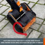 WORX WG441E 20Volt 4.0Ah. Li-ion Tek Akülü 165MM Profesyonel Çok Amaçlı Şarjlı Zemin Fırçası - Görsel 6