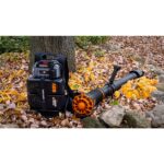 WORX WG572E 80Volt 4.0Ah. Li-ion Profesyonel Devir Ayarlı Sırt Tipi Kömürsüz Yaprak Üfleme - Görsel 10