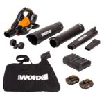 WORX WG583E 40Volt 4.0Ah. Li-ion Kömürsüz Profesyonel Yaprak Toplama ve Üfleme - Görsel 2