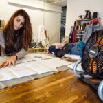 WORX WX095 20Volt 2.0Ah. Li-ion 242mm Profesyonel Hibrit Şantiye Fanı/Vantilatör - Görsel 10