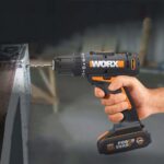 WORX WX100 20Volt/2.0Ah. Li-ion Tek Akülü Profesyonel Şarjlı Matkap - Görsel 4