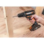 WORX WX108 20Volt/2.0Ah. Li-ion Çift Akülü Profesyonel Şarjlı Matkap - Görsel 8