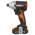 WORX WX261 20Volt 2.0Ah. Li-ion Çift Akülü 260Nm Kömürsüz Profesyonel Şarjlı Darbeli Tornavida - Görsel 2